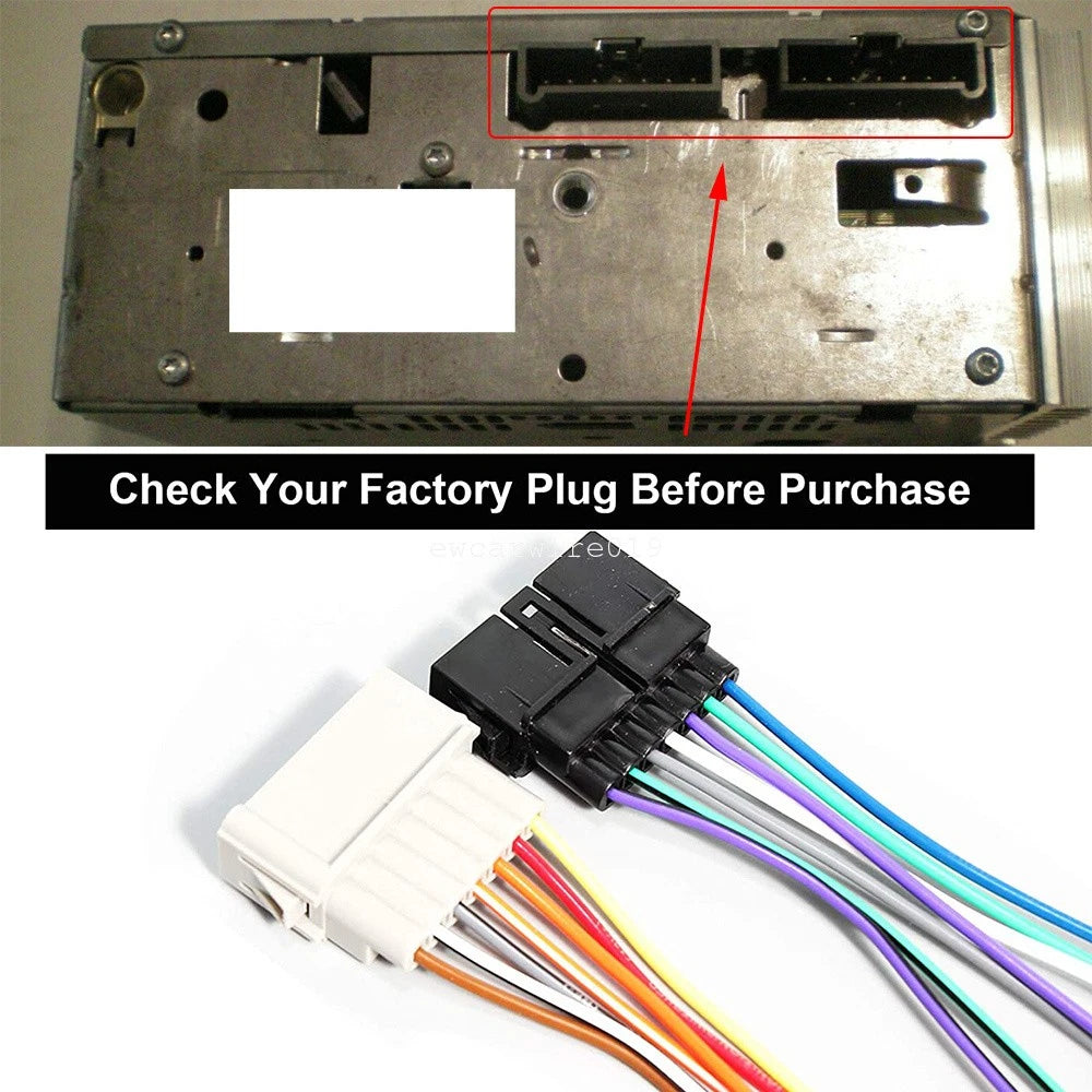 Stereo Radio Wiring Harness Adapter for Dodge Ram 1500 (1994–2001)