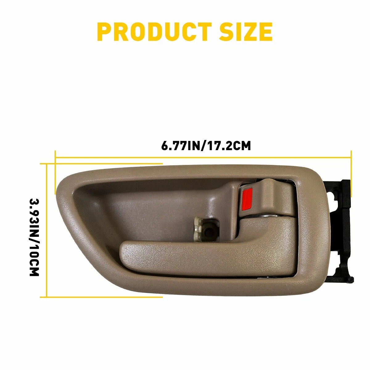 Inside Door Handle Trim for Toyota Avalon (2000–2004) Beige Tan Right Side