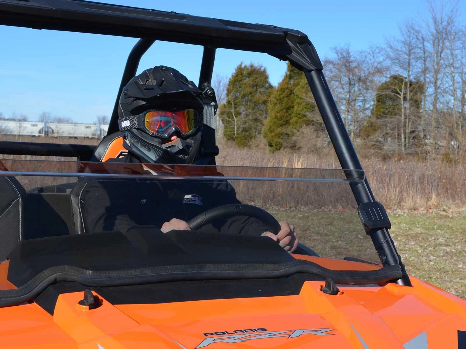 Scratch Resistant Half Windshield for Polaris RZR XP Turbo (2014–2023)