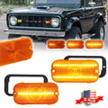 2X Sequential Amber LED Parking Signal Lights for Ford Bronco (1966–1968)