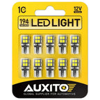 AUXITO 194 LED Wedge Bulb for License Plate Light (T10 168 2825 W5W)