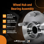 Front Wheel Hub & Bearing for Lexus HS250h/Toyota Prius V (2010–2017) 513257 5 Bolt ABS