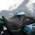 Black Driver Passenger Seat for Harley Electra Road Street Glide (2009–2023)