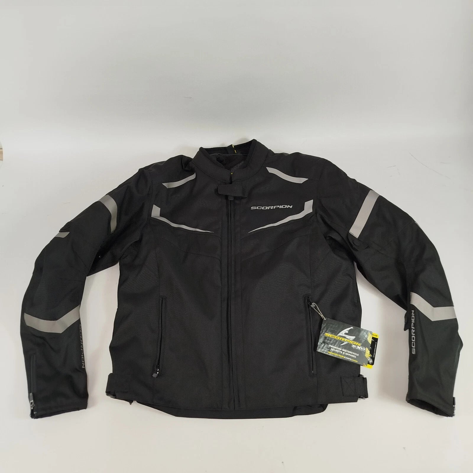 Scorpion Black Phalanx Jacket for Motorcycle (14401-4, 75-5050)