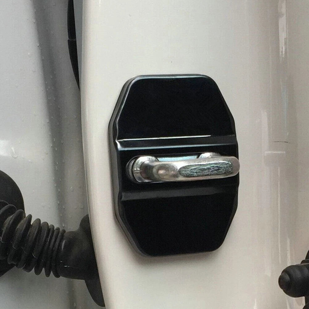 Stainless Steel Door Lock Protector Cover for RAM 1500 2500 4Pcs
