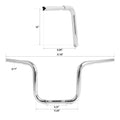 Set of 6 Chrome Ape Hanger Handlebars for Harley Sportster (10-20 inch)
