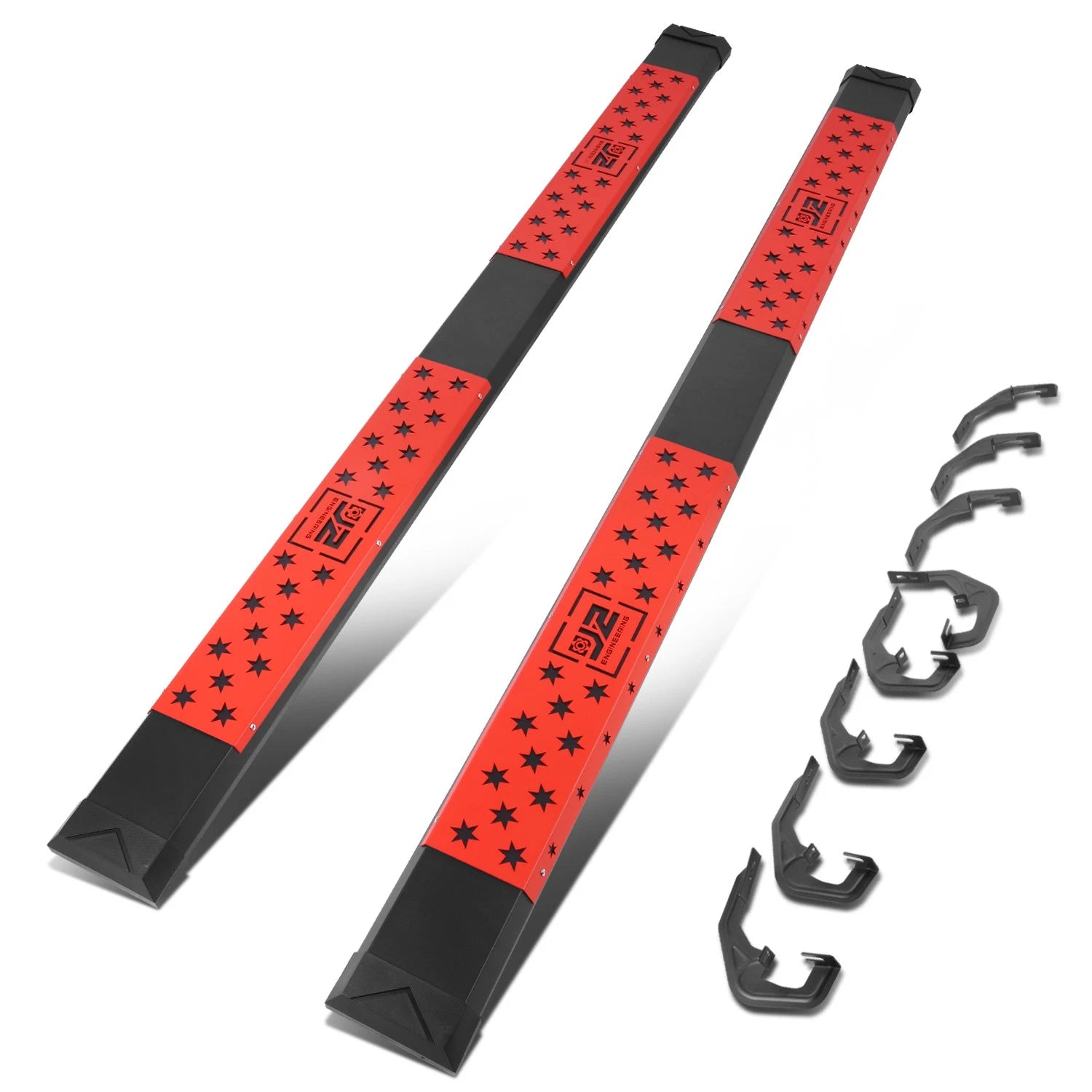 Set of 2 Side Step Bars for Silverado Sierra Crew Cab (2007–2019)