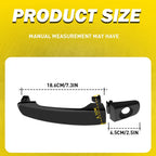 Left Front Exterior Door Handle for Chevy Malibu (2008)