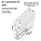 Integrated Rail Solid State Relay Module 40A DC Control AC (2010–2023)