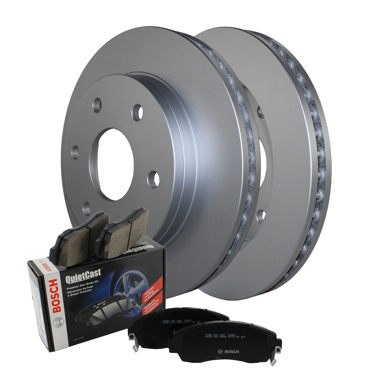 Front Brake Kit 305mm Rotors & Bosch Ceramic Pads for Silverado Sierra 1500 (2007–2018)