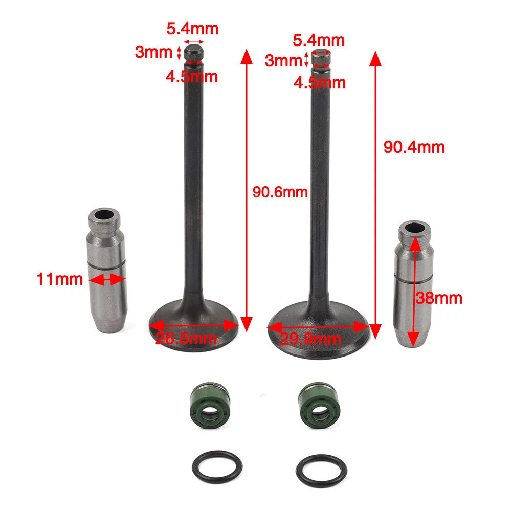 Intake Exhaust Valve Stem Guide Seal for Suzuki DR125 DRZ125 (2000–2023)