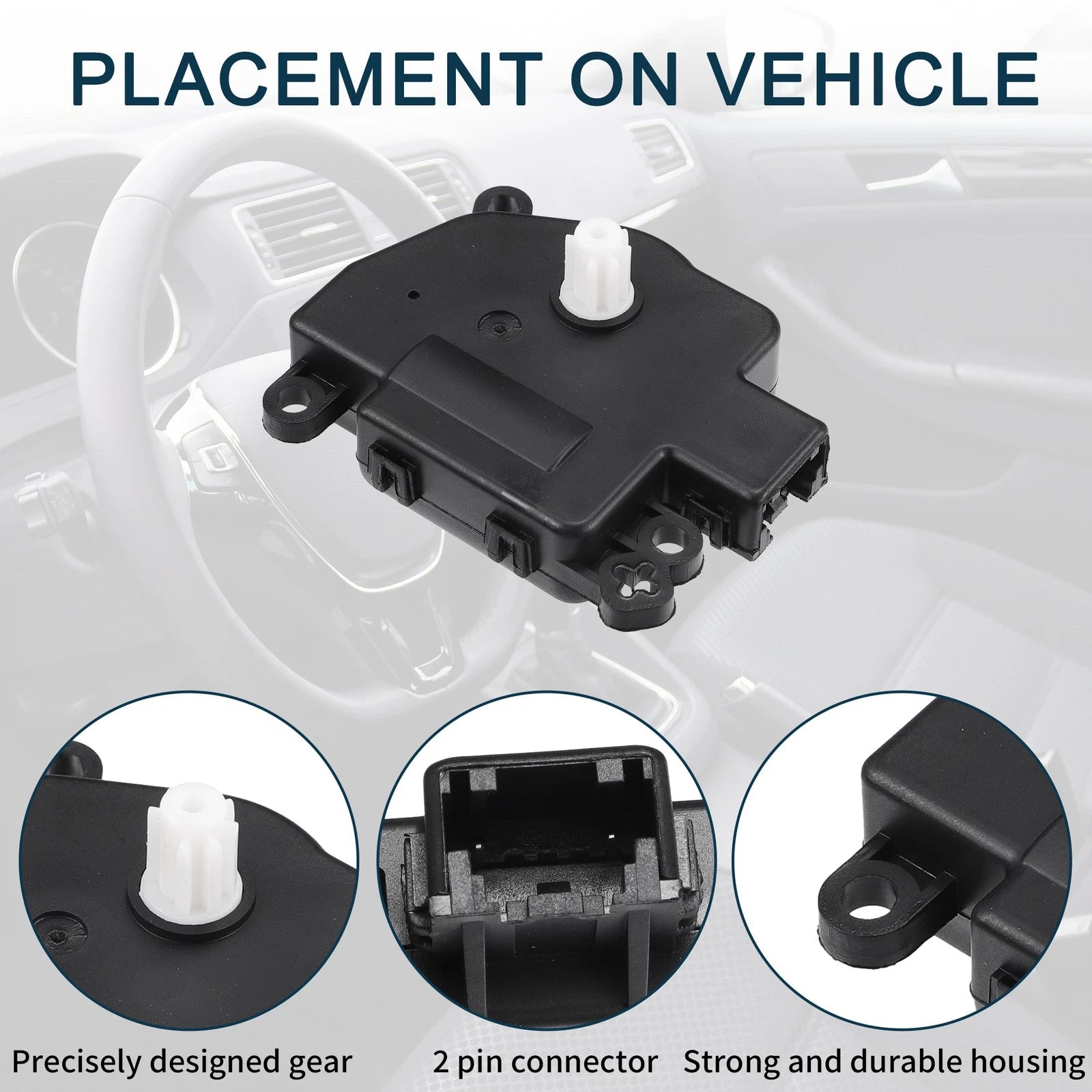 HVAC Heater Blend Door Control Actuator No.68048902AA for Dodge Ram (2009–2010)