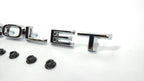 Hood Letters Emblem Set Replacement for Chevrolet (2000–2024)