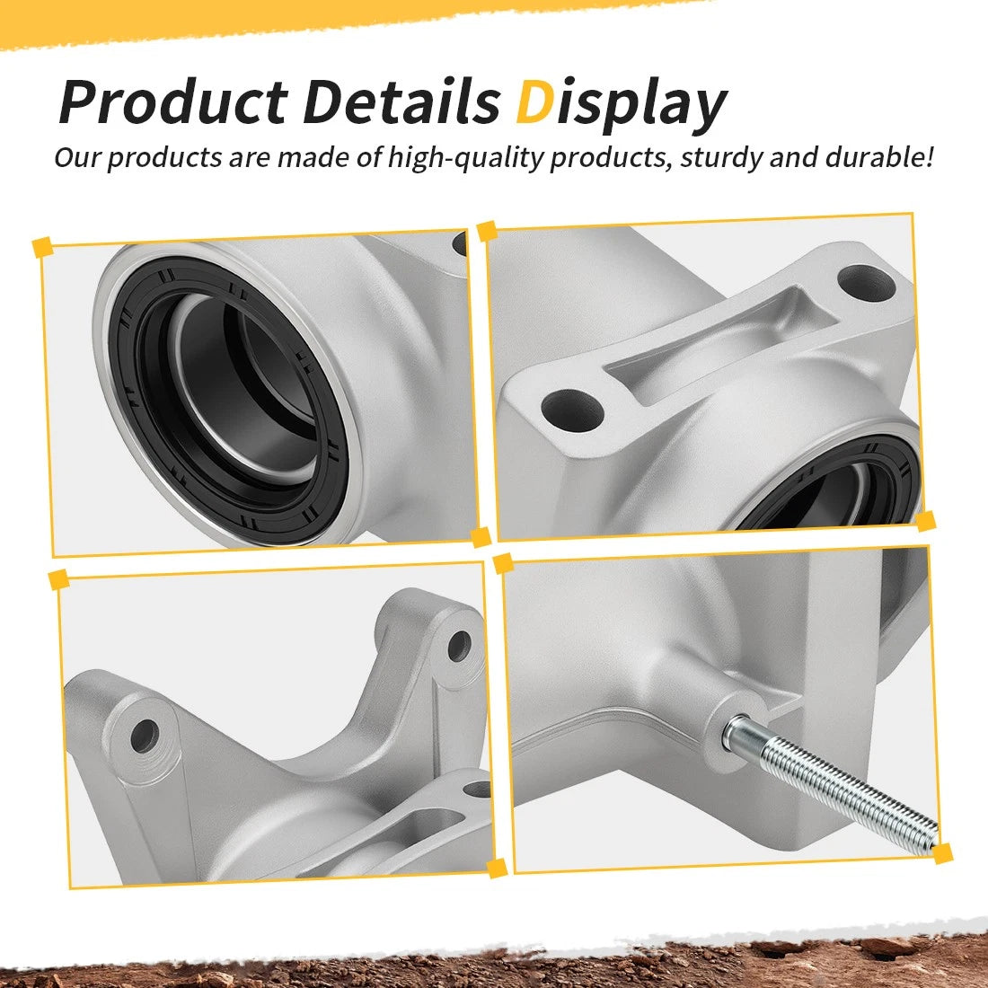 Rear Axle Bearing Housing Carrier for Suzuki LTZ400 (2003–2008) 64715-07G0V 64715-07G00