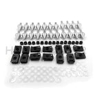 Fairing Bolts Kit for Yamaha YZF R1 (2000–2001) - Silver Fasteners