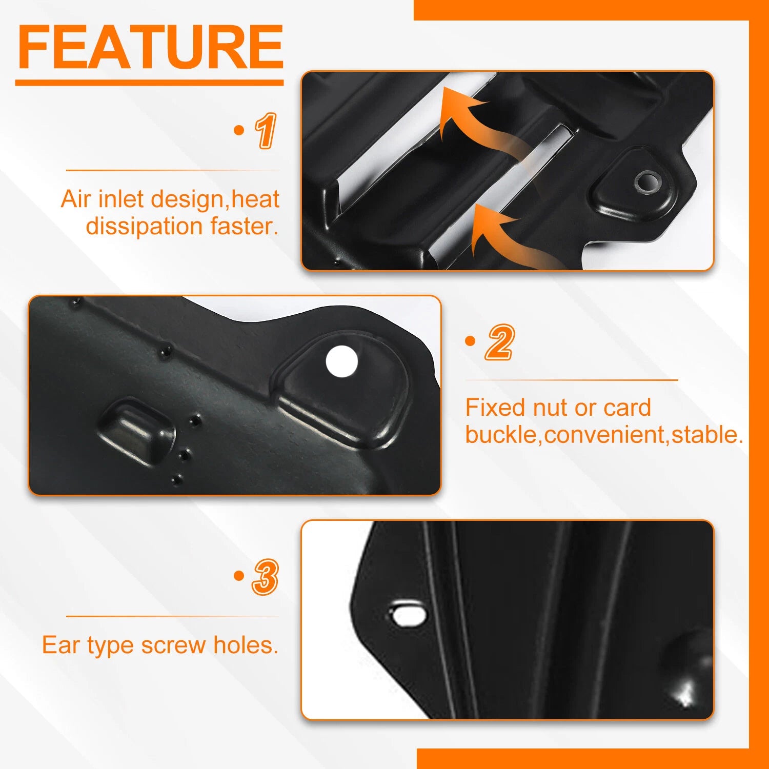 Engine Splash Shield for Ford Focus (2012–2019), C-Max (2013–2018) FO1228121