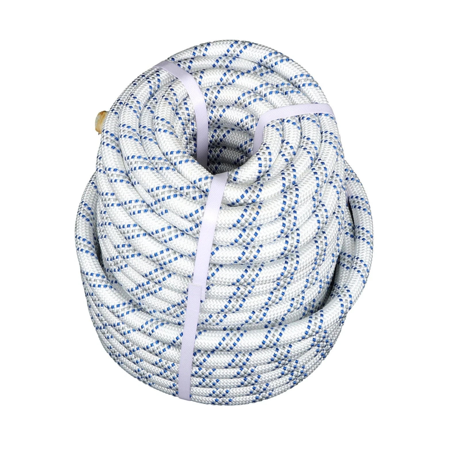 Double Braided Polyester Rope for Rigging (120' x 1/2" & 3/4")