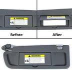 Grey RH Passenger Side Sun Visor 83230SNAA01ZA for Honda Civic Sedan (2006–2011)