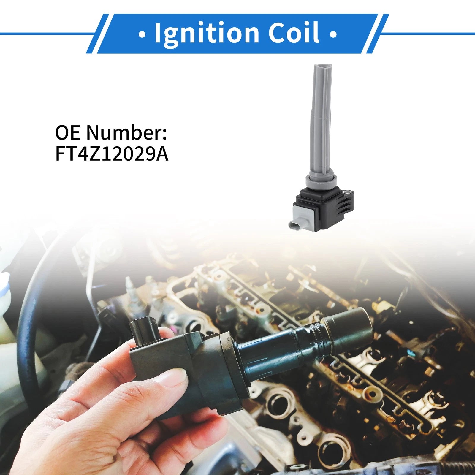 Ignition Coil Pack No.FT4Z12029A for Ford Focus (2012–2016)