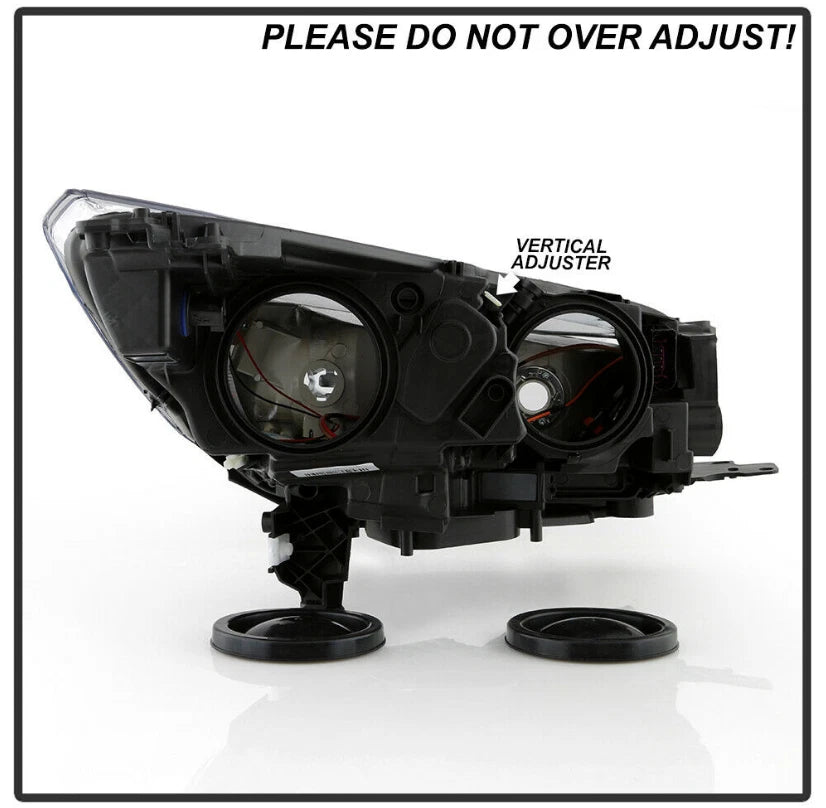 Driver Side Halogen Headlight for Ford Escape (2017–2019) Chrome LH