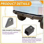 Rear Winch Bumper Bare Plate for Jeep Cherokee XJ (1984–2001)