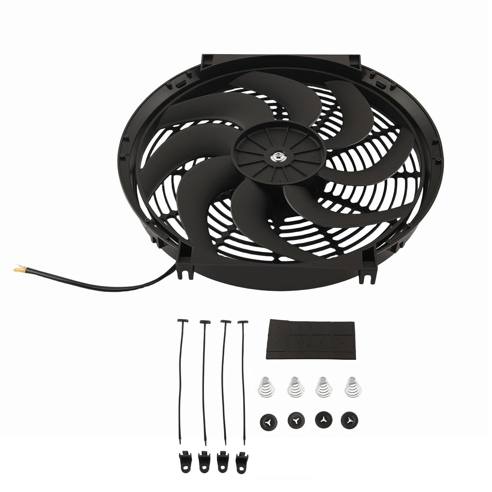 14 Inch Universal Push Pull Fan 800CFM 2900RPM for Engine 12V
