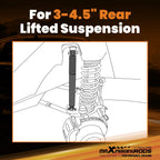 Off-Road Rear Shock for Chevy Tahoe GMC Yukon (2000–2020) 3-4.5" Lift 2WD 4WD