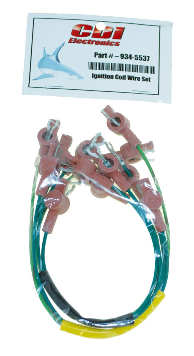 Ignition Switch Box to Coil Wire Set for Mercury 90-140 HP (6 Cylinder) 934-5537