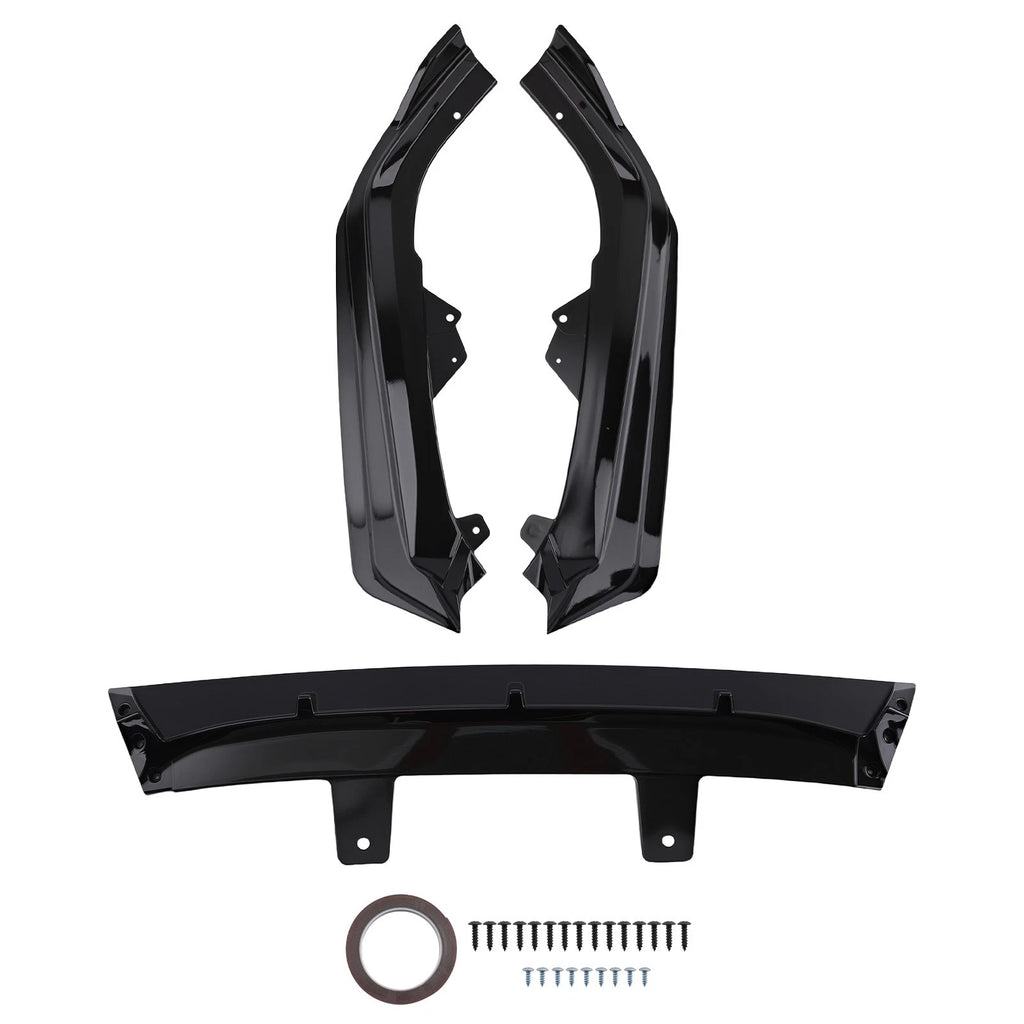 Bumper Protection Guard for Honda Accord (2021–2022) Front Lower Black Plastic