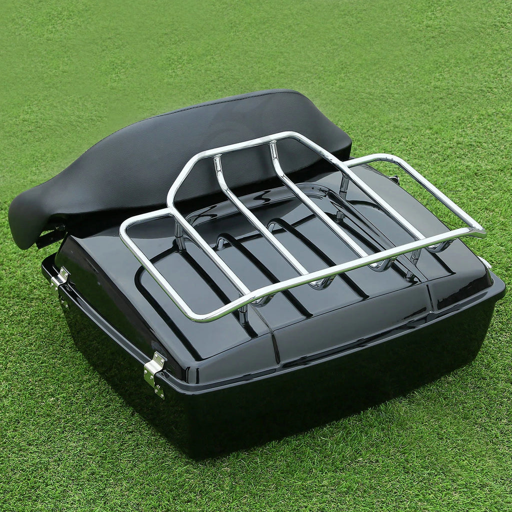 Chopped Trunk Backrest & Mounting Rack for Harley Touring (2009–2013)