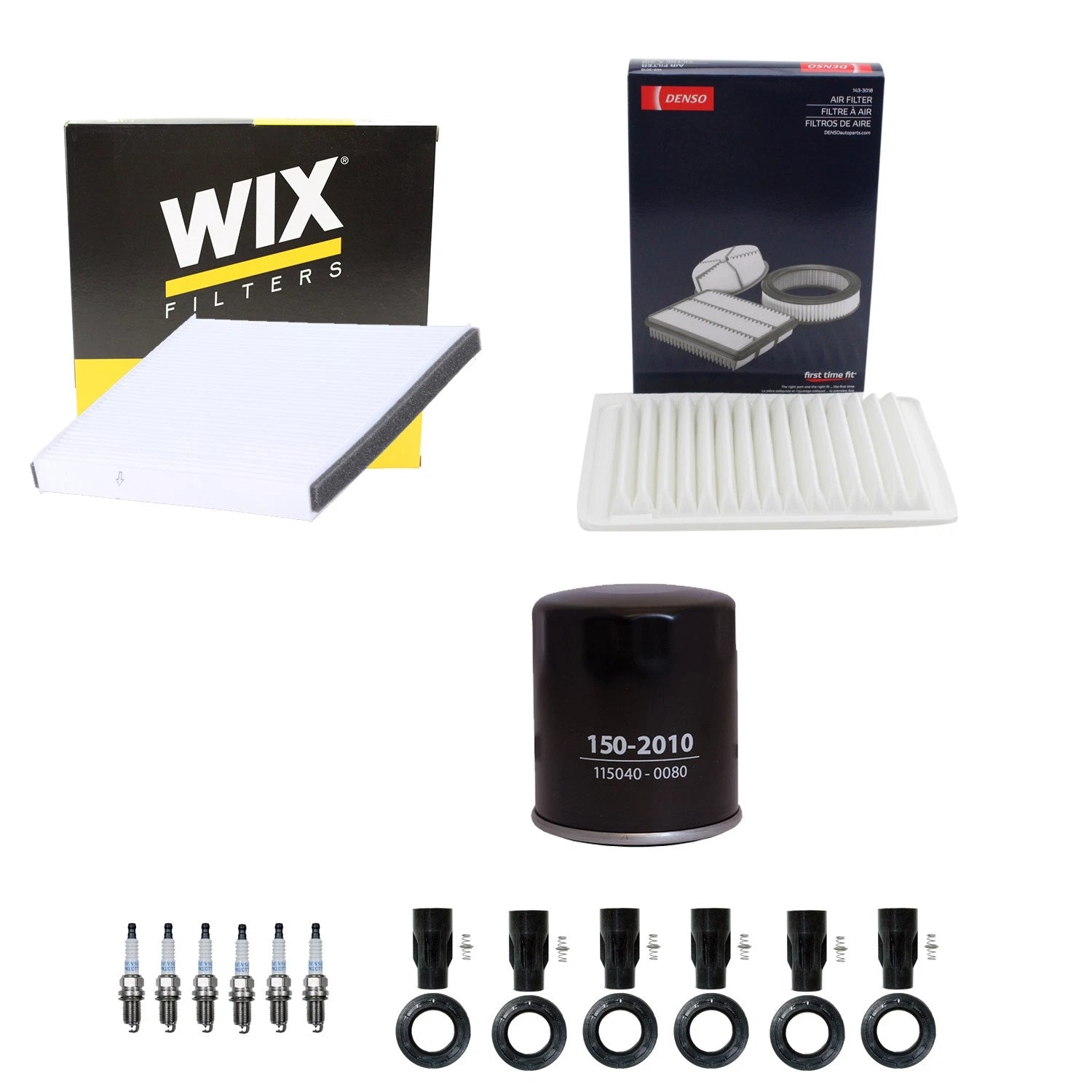 Tune Up Kit with NGK 6 Spark Plugs & Boots for Lexus RX400h (2006–2008)