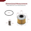 3 Oil Filter O-Ring Springs for Honda Sportrax 450 TRX450ER (2004–2009) 15412-MEN-671
