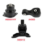 3X Engine Motor, Torque Strut & Transmission Mount for Honda Fit (2009–2014)