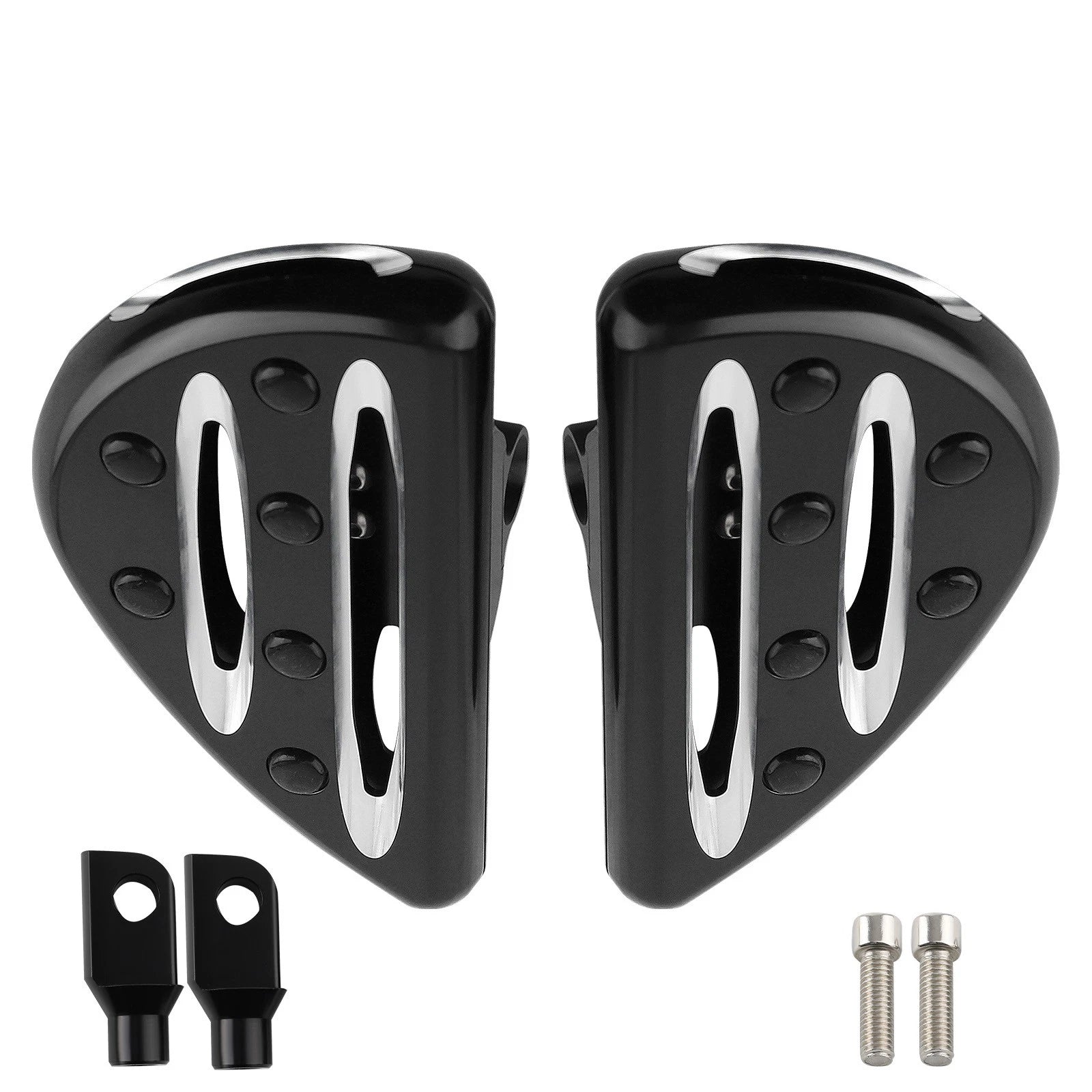 CNC Male Mount Foot Pegs for Harley Road King, Softail, Sportster, Trike (1990–2023)