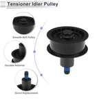 Drive Belt Idler Pulley for Audi A4 (1997–2002) No. 036109244D Rubber