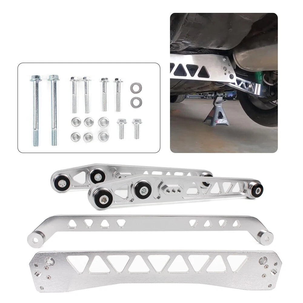 Rear Lower Control Arms for Honda Civic EK (1996–2000) Silver