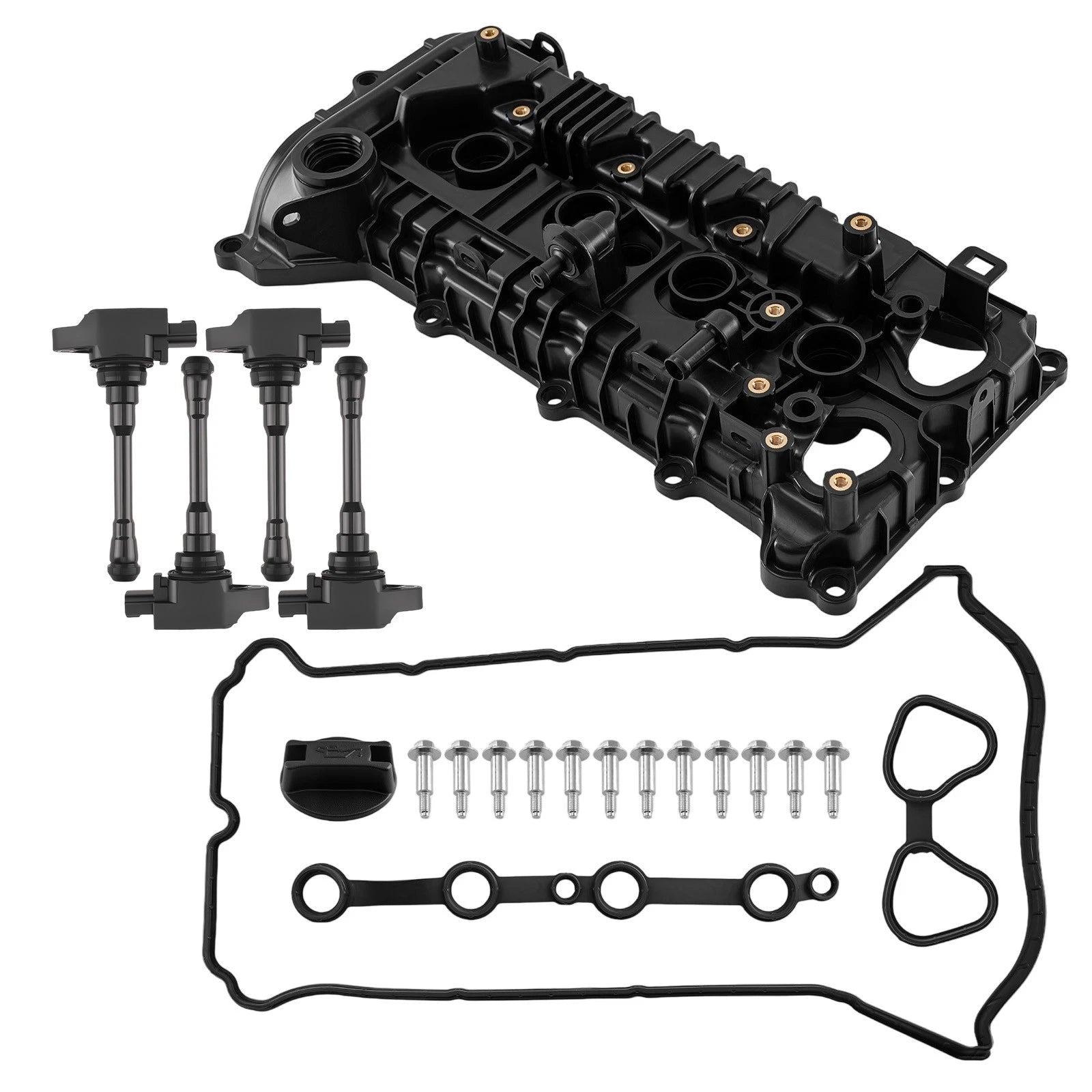Engine Valve Cover + Coils for Nissan Kicks 1.6L (2018–2024) 132645RB0A UF860