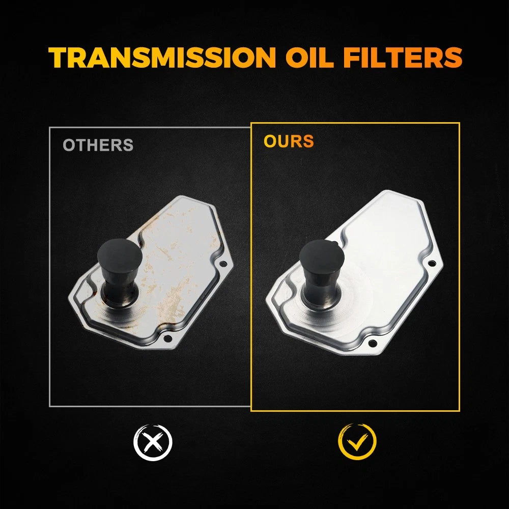 Set of 3 Transmission Oil Filters with Pan Gasket for Nissan Altima (2012–2019)