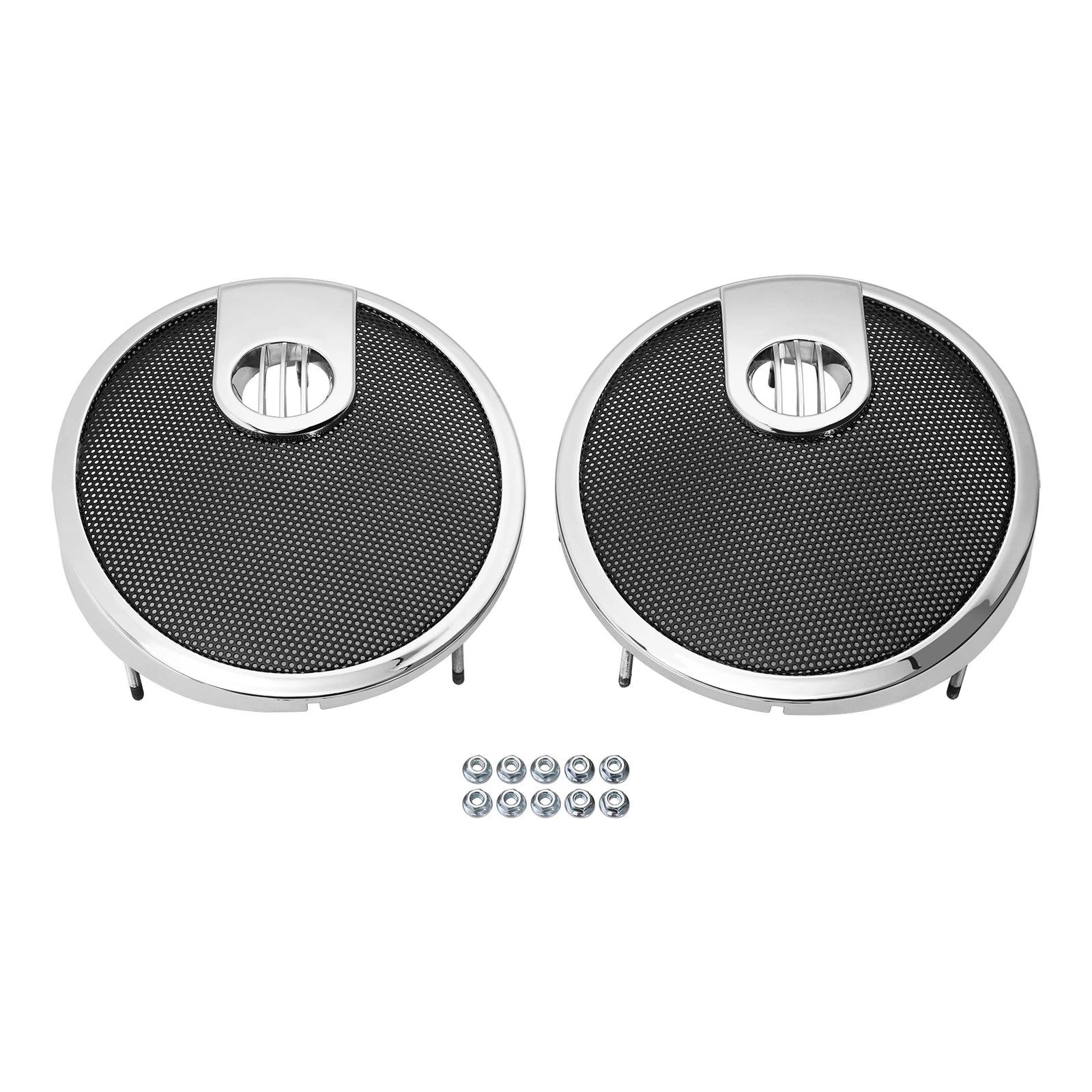 6.5" Saddlebag Speaker Grills for Indian Chieftain (2014–2018), Roadmaster (2015–2024)