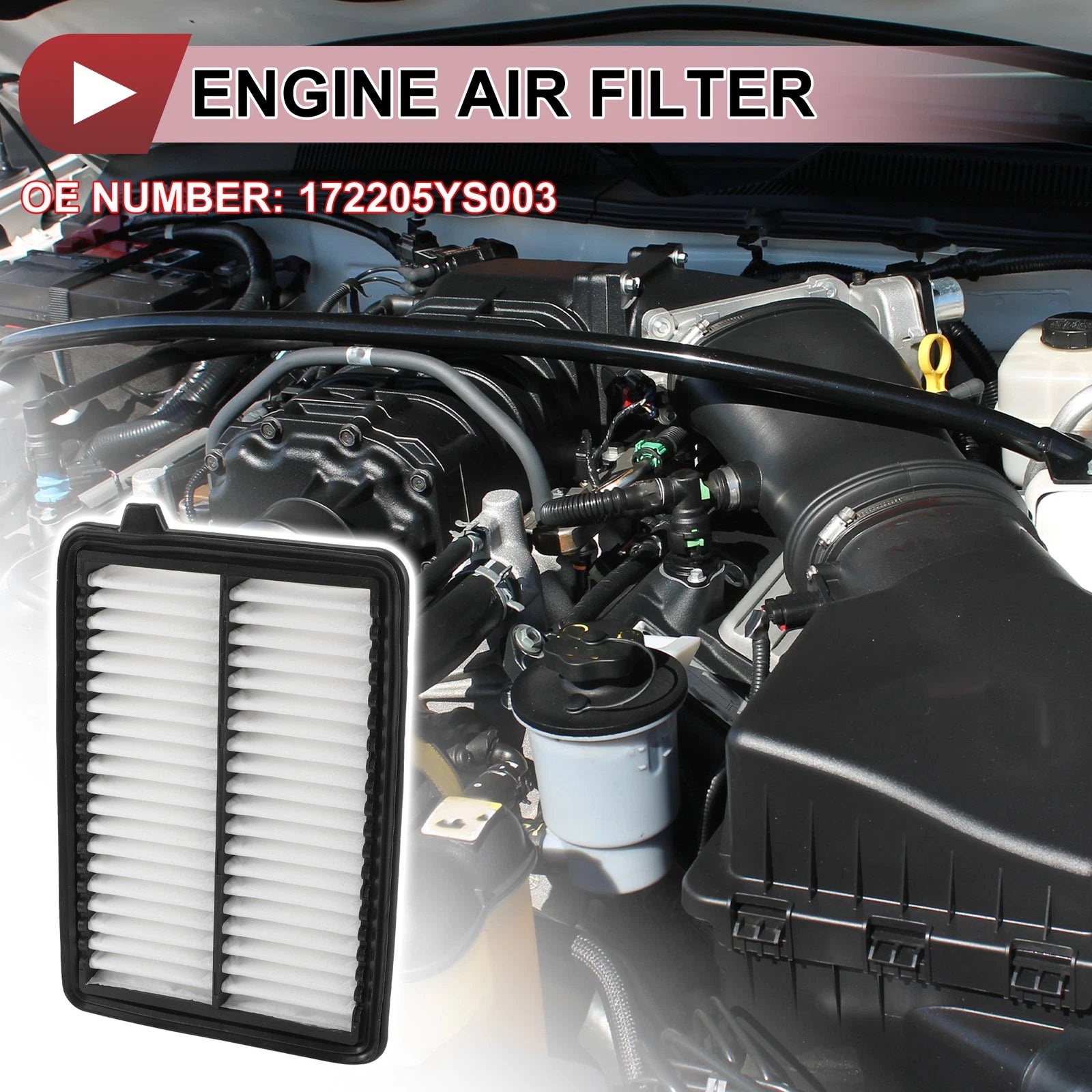 Engine Air Filter No. 172205YS003 for Honda N-BOX (2012–2023)