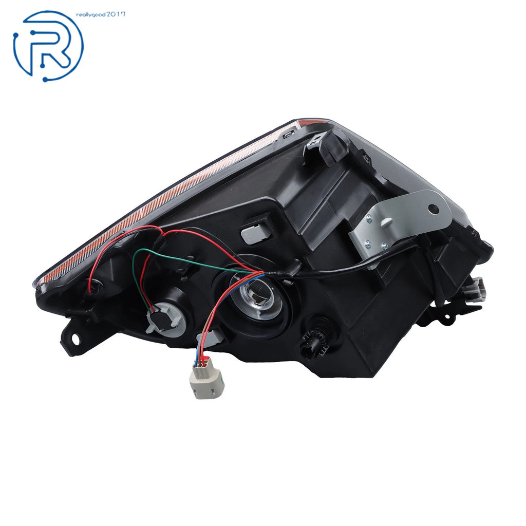 Headlight for Nissan Sentra (2010-2012) Halogen Clear Black Housing