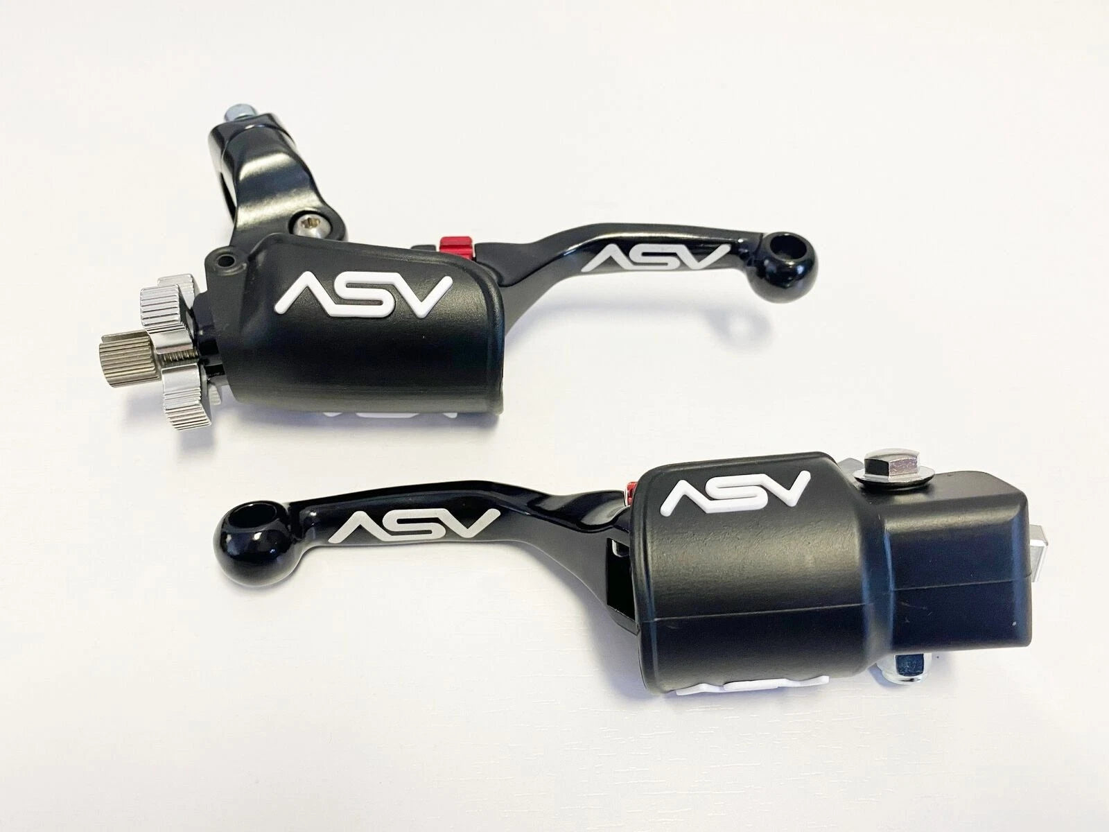 ASV F4 Shorty Front Brake Clutch Perch Levers Pair for KFX450R (2008–2018)