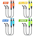 Bite Alarm Indicator for Carp Fishing with Glow Rod Chamber