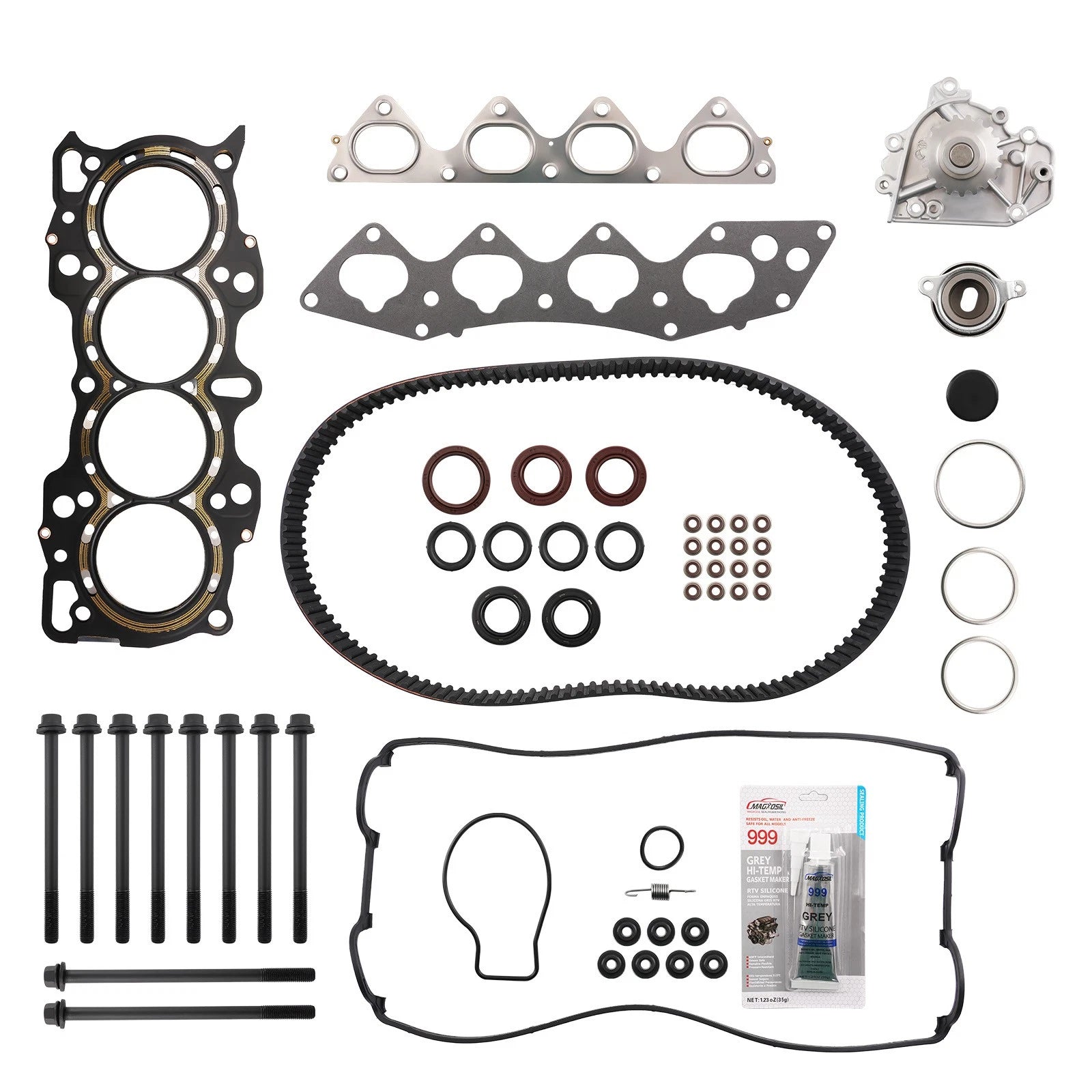 Engine Rebuild Kit with Timing Belt & Water Pump for Honda CR-V 2.0L (1997–2001)