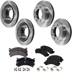 Brake Disc Rotors and Pads Kit for Chevy Express Van 2500 (2010–2023)
