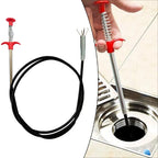 Flexible Drain Snake with Grabber Tool for Clog Removal (0-6-1-6-2-0)