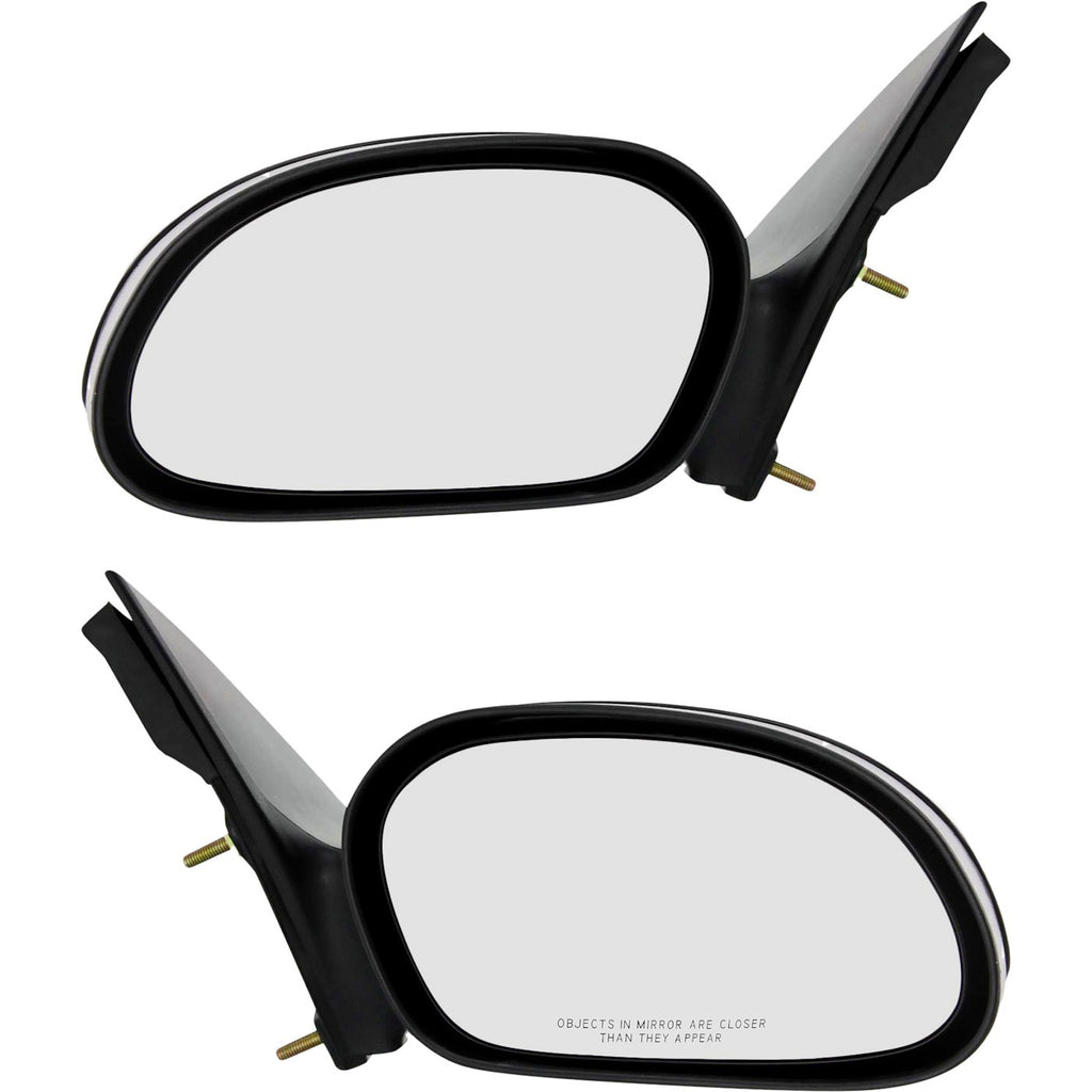 Set of 2 Power Mirrors for Ford Taurus (2000–2007) Textured Black