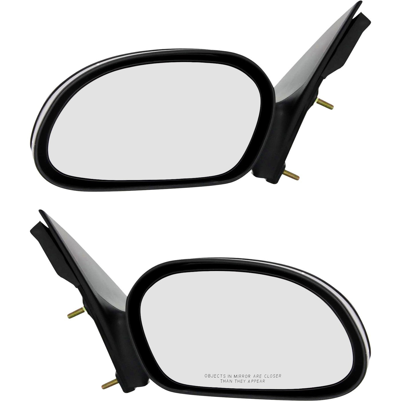 Set of 2 Power Mirrors for Ford Taurus (2000–2007) Textured Black