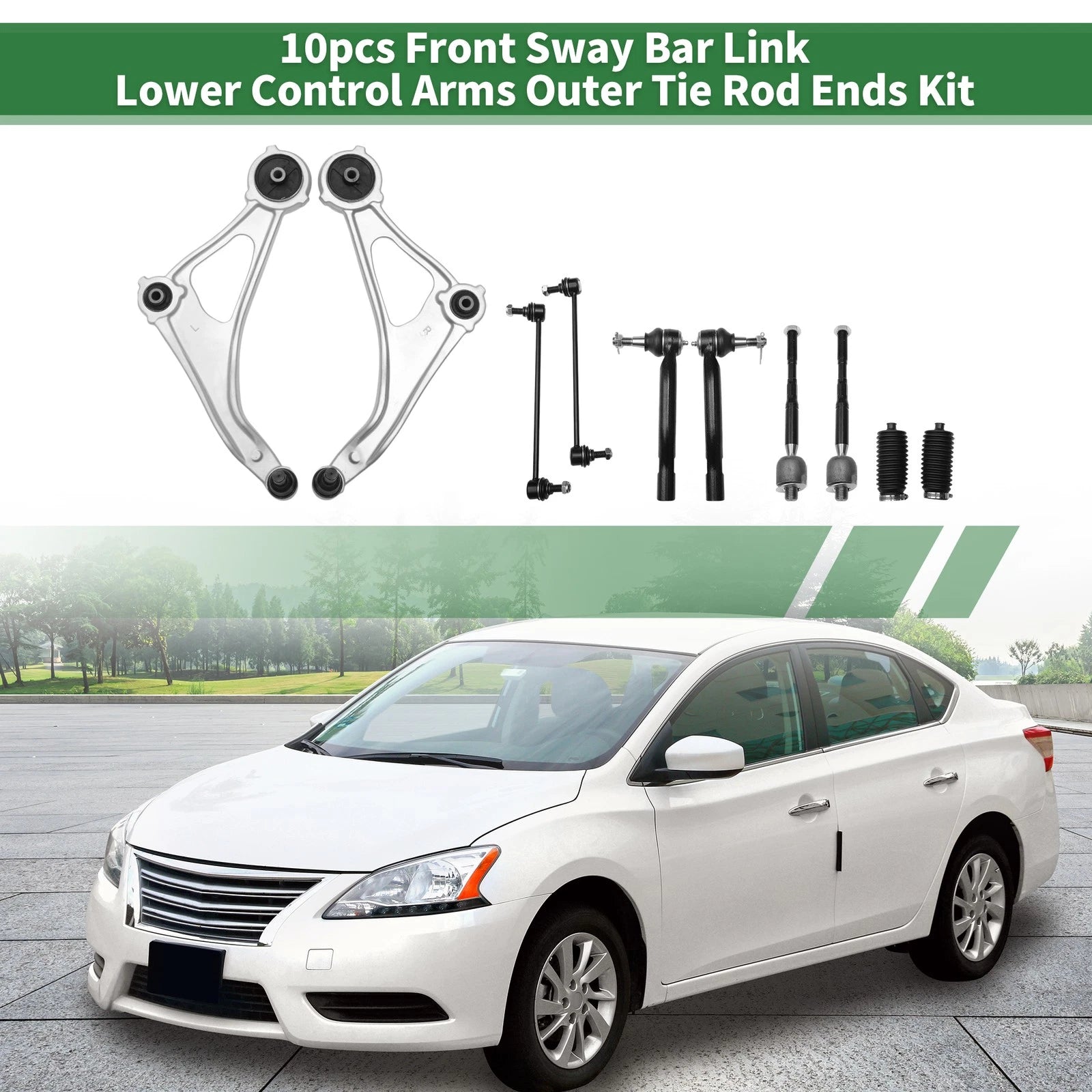 Set of 10 Front Stabilizer Bar Links for Nissan Altima 