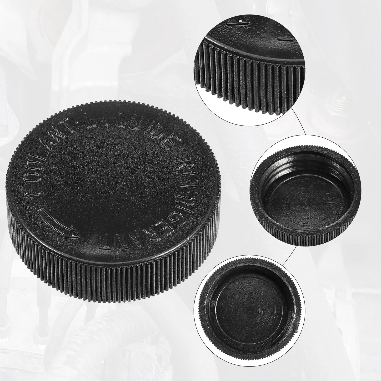 2 Pcs Coolant Reservoir Tank Cap for Infiniti EX35, Nissan 350Z (2007–2012)